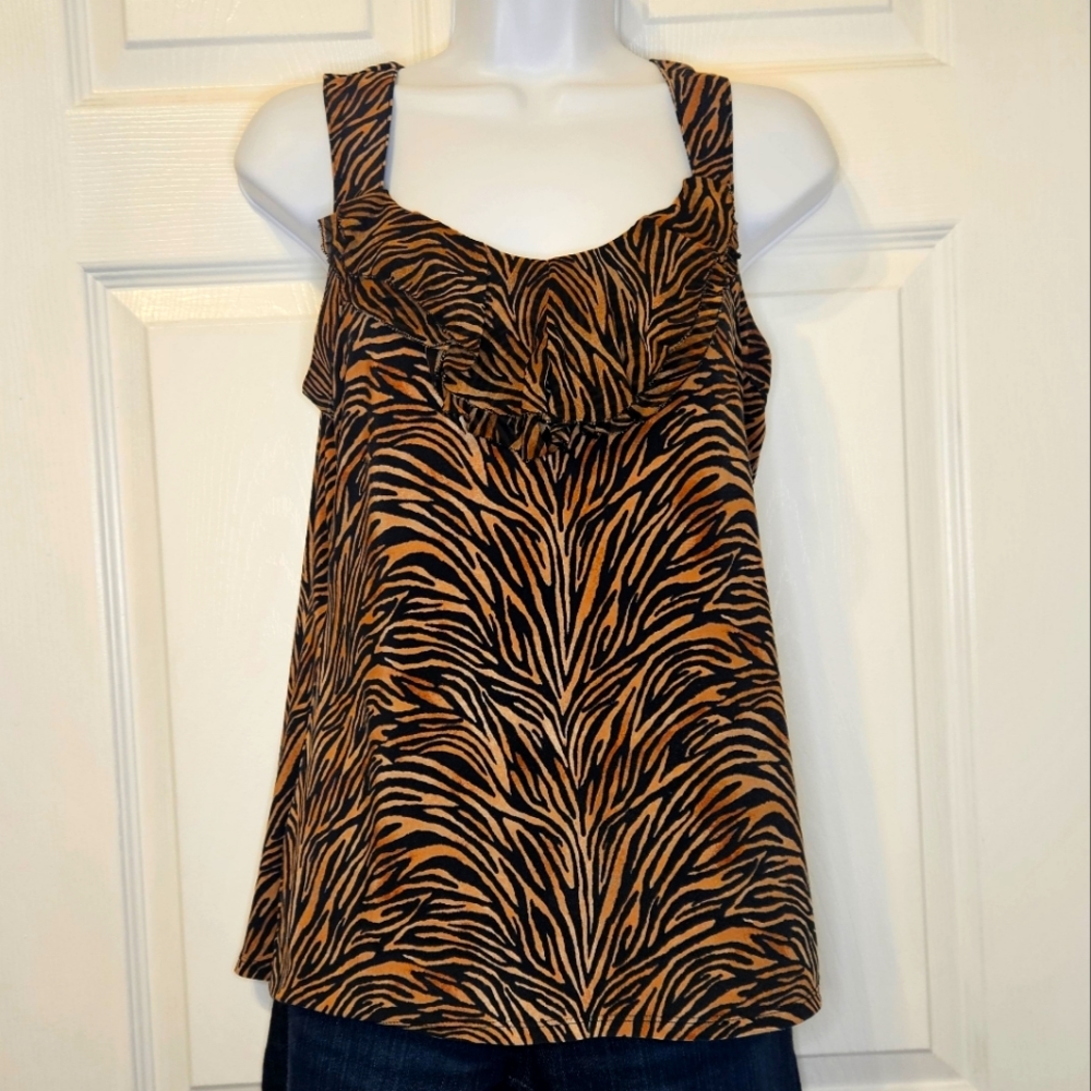 WHBM - Women's animal printed top - size M